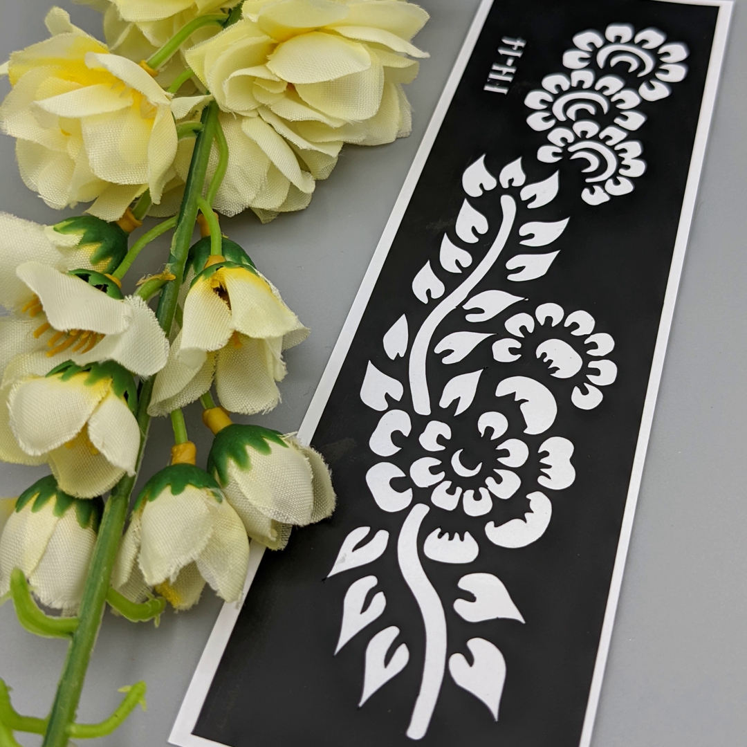 FH14 - Full Hand Mehndi Sticker - Buy Henna Stencil Design - Mehndi ...